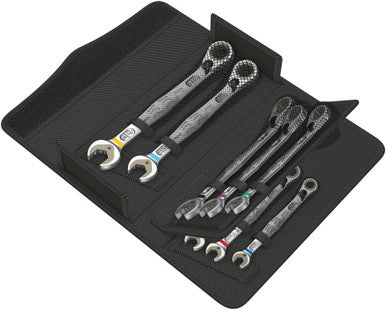 Wera Tools 05020093001 Joker Switch 8pc Imperial Ratcheting Combination Wrench Set