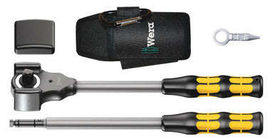 Wera Tools 05133862001 5pc Koloss Hammer/Ratchet Set, 1/2" Drive