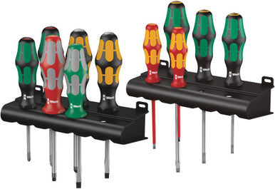 Wera Tools 05347106001 11pc Kraftform XXL Screwdriver Set, w/Kraftform Rack