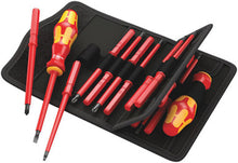 Load image into Gallery viewer, Wera Tools 05347108001 18pc VDE Kompakt Imperial Screwdriver Set, w/Interchangable Blades