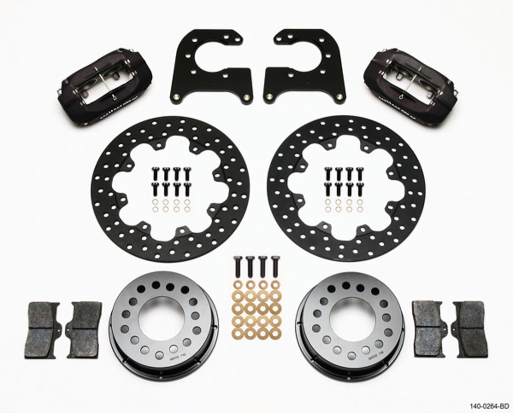 WILWOOD 140-0264-BD D/L Drag Rear Brake Kit Olds/Pont