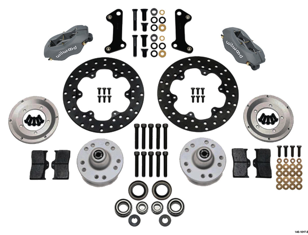 WILWOOD 140-1017-BD MD Drag Front Brake Kit GM