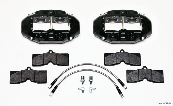 WILWOOD 140-10789-BK Brake Kit Front Corvette 65-82 D8-4 Calipers