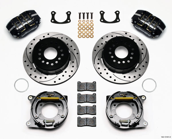 WILWOOD 140-13181-D P/S Rear Brake Kit New Big Ford Drilled 2.5in