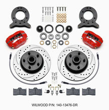 Load image into Gallery viewer, WILWOOD 140-13476-DR Front Disc Brake Kit Blk 65-59 Mustang Hub/Rotor