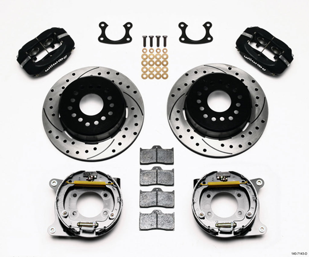 WILWOOD 140-7143-D P/S Park Brake Kit Small Ford 2.66in