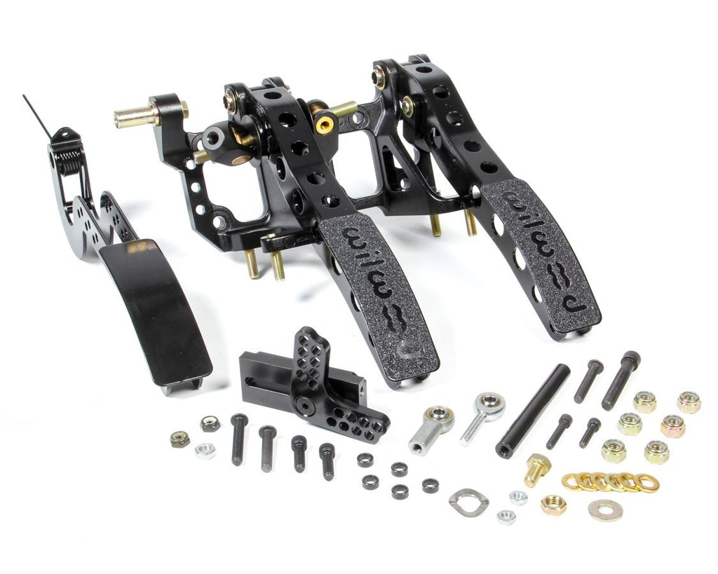WILWOOD 340-12411 Pedal Assy Floor Mount w/Throttle Pedal & Link
