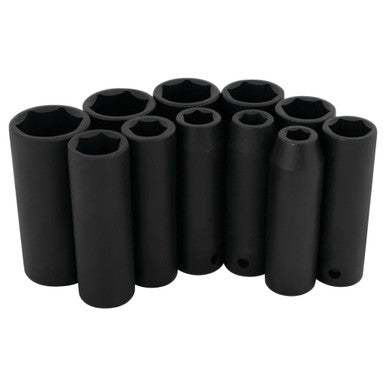 Performance Tool M590DB 11 pc. 1/2" Dr. SAE DW Impact Sockets
