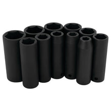 Load image into Gallery viewer, Performance Tool M590DB 11 pc. 1/2" Dr. SAE DW Impact Sockets