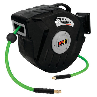 Performance Tool M613 50' Air Hose Reel w/ Hybrid Hose