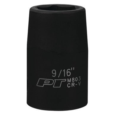 Performance Tool M803 1/2" DR x 9/16" Impact Socket - 6 Pt.