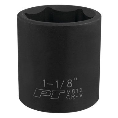 Performance Tool M812 1/2" DR x 1-1/8" Impact Socket - 6 Pt.