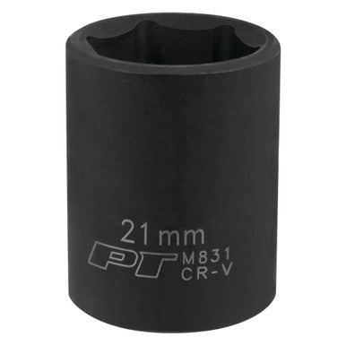 Performance Tool M831 1/2" Dr. 21mm 6pt Impact Socket
