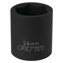 Load image into Gallery viewer, Performance Tool M834 1/2" DR x 24mm Impact Socket - 6 Pt.