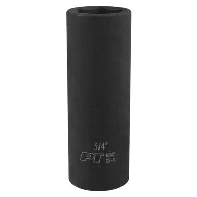 Performance Tool M845 1/2" DR x 3/4" Deep Impact Socket - 6 Pt.