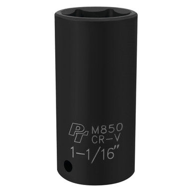 Performance Tool M850 1/2" DR x 1-1/16 Deep Impact Socket - 6 Pt.