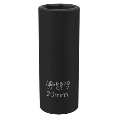 Performance Tool M870 1/2" DR x 20mm Deep Impact Socket - 6 Pt.