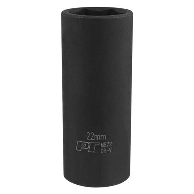 Performance Tool M872 1/2" Dr. 22mm 6pt Deep Impact Socket