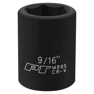 Performance Tool M895 3/8" DR x 9/16" Impact Socket - 6 Pt.
