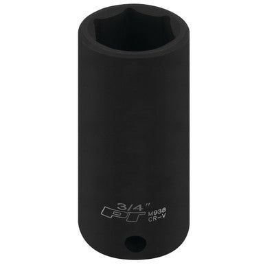 Performance Tool M938 3/8" DR x 3/4" Deep Impact Socket - 6 Pt.