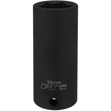 Performance Tool M959 3/8" DR x 19mm Deep Impact Socket - 6 Pt.