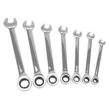 Load image into Gallery viewer, Performance Tool W1092 7 pc. Metric Ratcheting Wrench Set