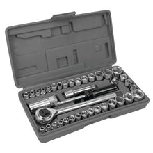 Load image into Gallery viewer, Performance Tool W1173 40 pc. 1/4" &amp; 3/8" Dr. Socket Set