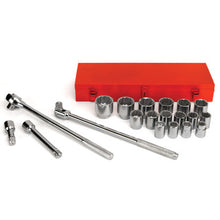 Load image into Gallery viewer, Performance Tool W1180 21 pc. SAE 3/4" Dr. Socket Set