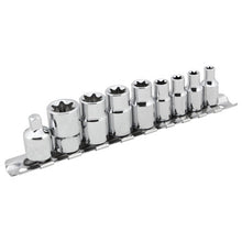 Load image into Gallery viewer, Performance Tool W1338 9 pc. External Star Socket Set