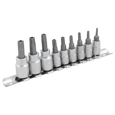 Performance Tool W1385 9 pc. Star Bit Socket Set