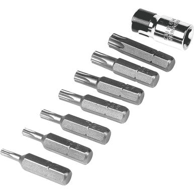 Performance Tool W1386 8 pc. Tamper Resist Star Bit Set
