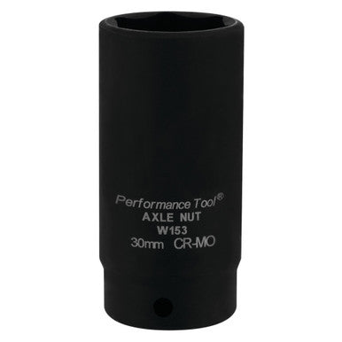 Performance Tool W153 1/2" DR x 30mm Impact FWD Axle Nut Socket