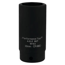Load image into Gallery viewer, Performance Tool W153 1/2&quot; DR x 30mm Impact FWD Axle Nut Socket