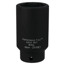 Load image into Gallery viewer, Performance Tool W154 1/2&quot; DR x 36mm Impact FWD Axle Nut Socket