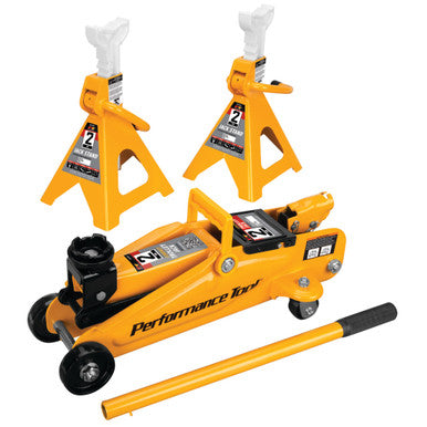 Performance Tool W1605 2 Ton Trolley Jack & Stand