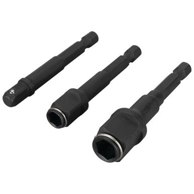Performance Tool W2962 3 pc. 2-in-1 Socket Adapter/ Nut Driver