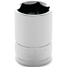 Load image into Gallery viewer, Performance Tool W32024 1/2" DR x 3/4" Chrome Socket - 6 Pt.