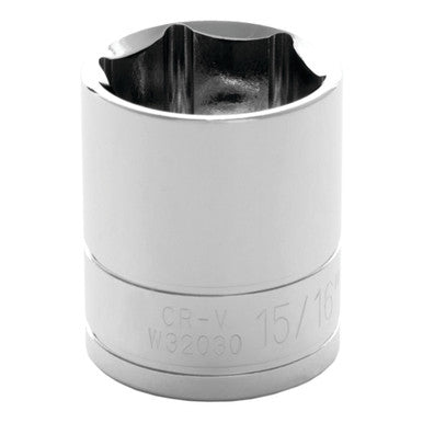 Performance Tool W32030 1/2" Dr. 15/16" 6pt Socket