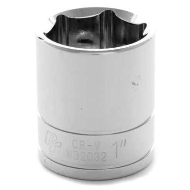 Performance Tool W32032 1/2" DR x 1" Chrome Socket - 6 Pt.