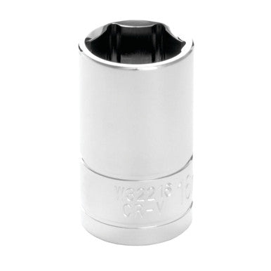 Performance Tool W32216 1/2" DR x 16mm Chrome Socket - 6 Pt.