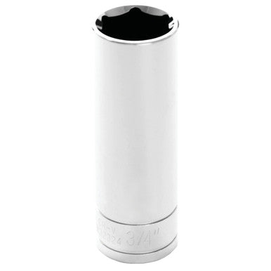 Performance Tool W32324 1/2" DR x 3/4" Deep Socket - 6 Pt.