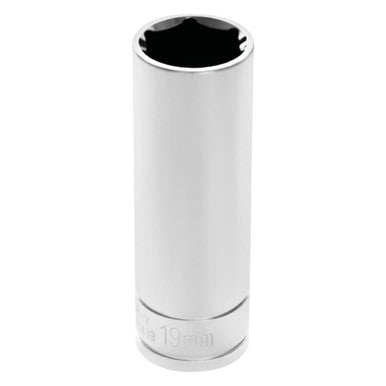 Performance Tool W32419 1/2" DR x 19mm Deep Socket - 6 Pt.