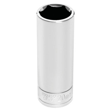 Performance Tool W32420 1/2" DR x 20mm Deep Socket - 6 Pt.
