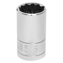 Load image into Gallery viewer, Performance Tool W32520 1/2&quot; DR x 5/8&quot; Chrome Socket - 12 Pt.