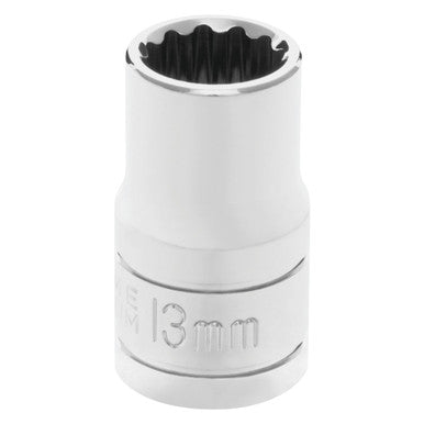 Performance Tool W32813 1/2" DR x 13mm Chrome Socket - 12 Pt.