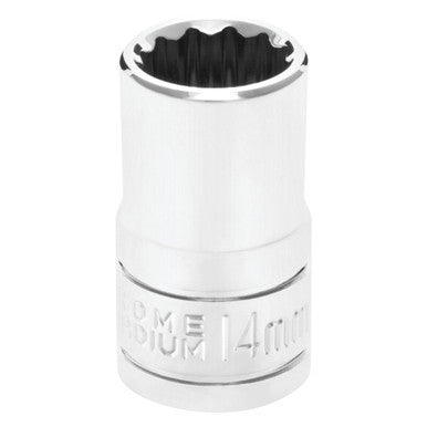 Performance Tool W32814 1/2" DR x 14mm Chrome Socket - 12 Pt.