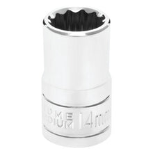 Load image into Gallery viewer, Performance Tool W32814 1/2&quot; DR x 14mm Chrome Socket - 12 Pt.