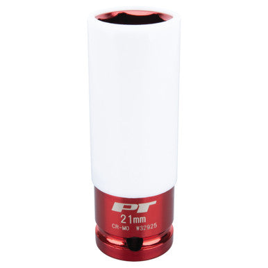 Performance Tool W32925 1/2" DR x 21mm Thin Wall Socket - 6 Pt.