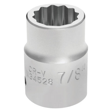 Performance Tool W34528 3/4" DR x 7/8" Chrome Socket - 12 Pt.