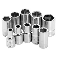 Load image into Gallery viewer, Performance Tool W36202 10 pc. 1/4" Dr. 6pt Metric Socket Set